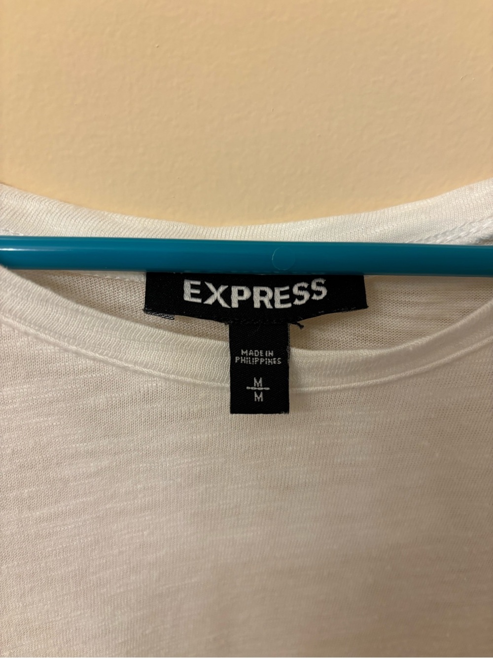 Express White Ruffle Top - Picture 3 of 4
